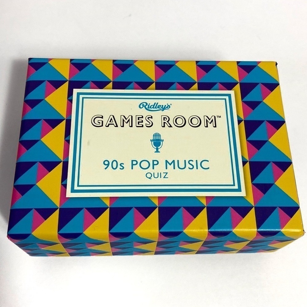 Ridley’s Games Room 90’s pop music quiz game